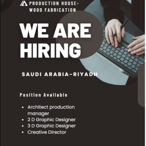 Various Designing Jobs in Riyadh, Saudi Arabia